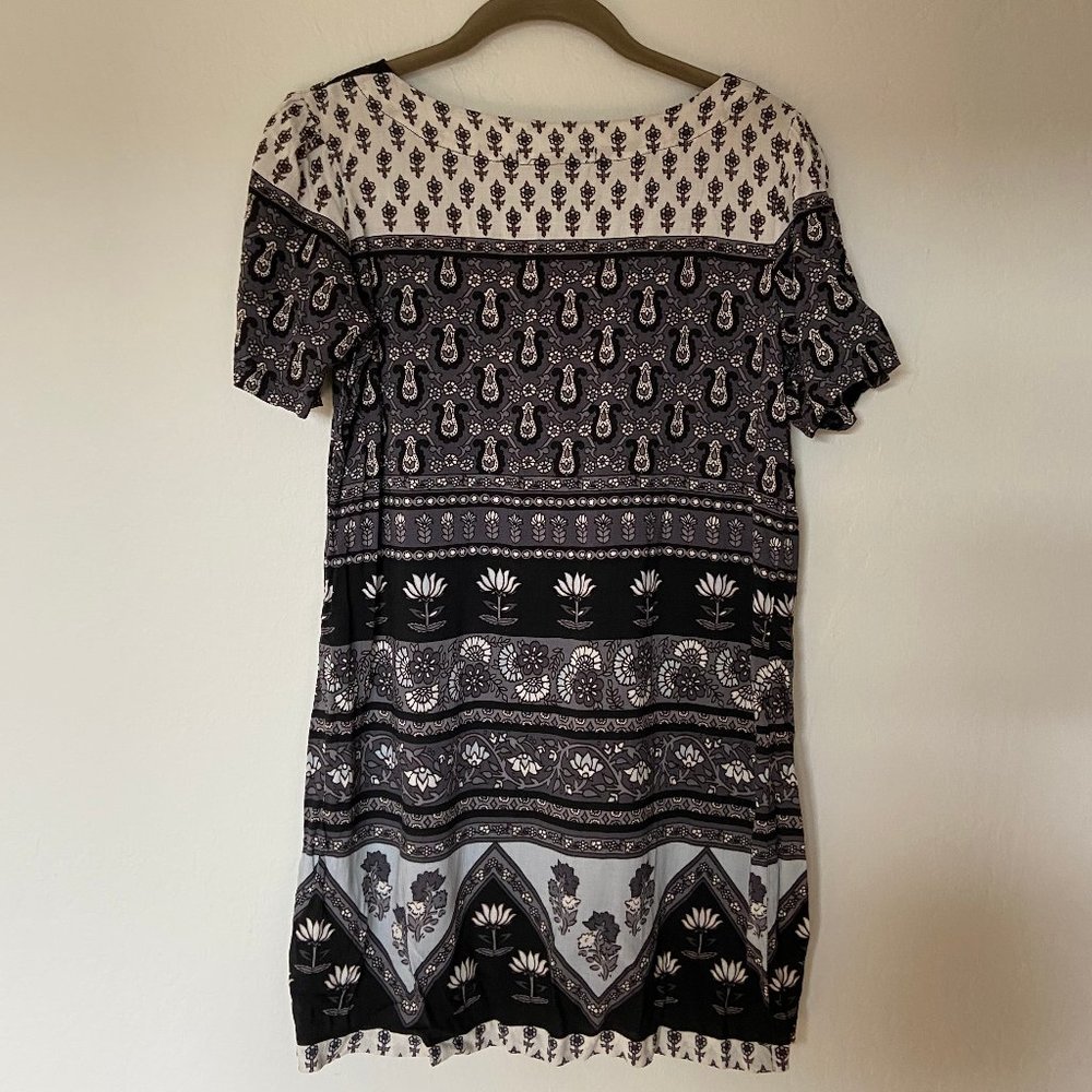 free people printed t-shirt dress